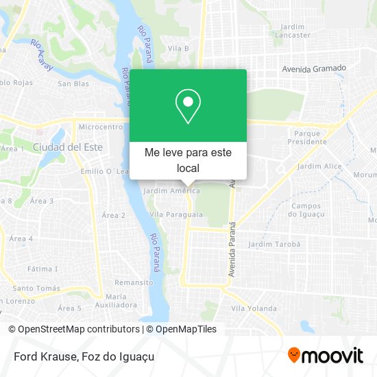Ford Krause mapa