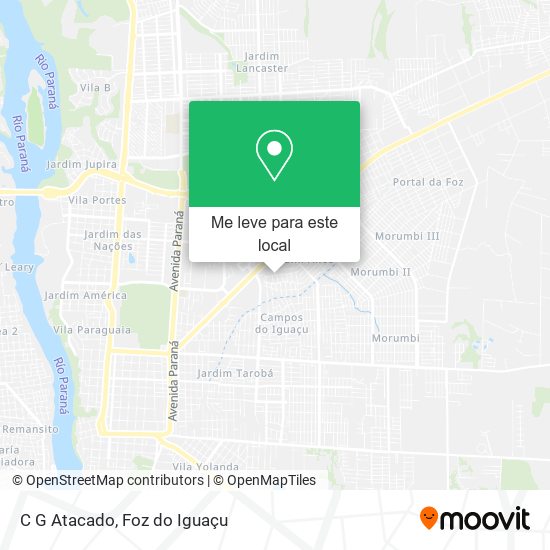 C G Atacado mapa