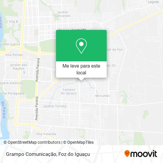 Grampo Comunicação mapa
