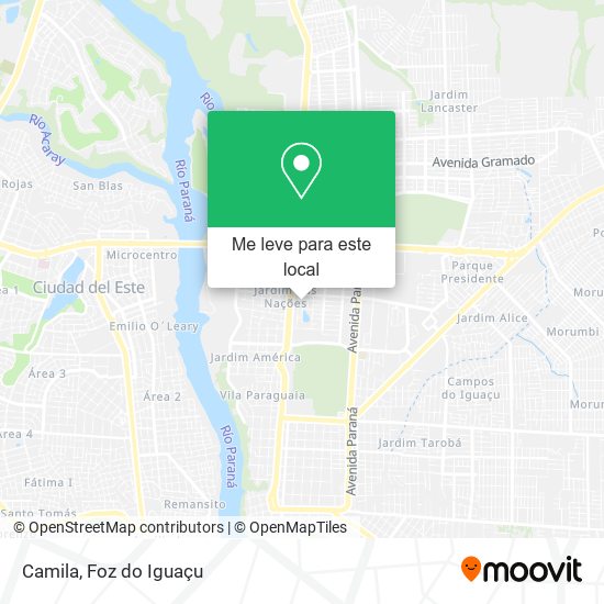 Camila mapa