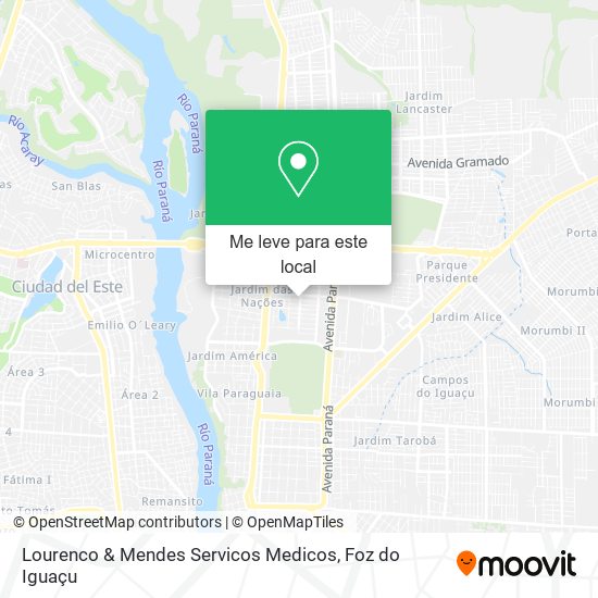 Lourenco & Mendes Servicos Medicos mapa