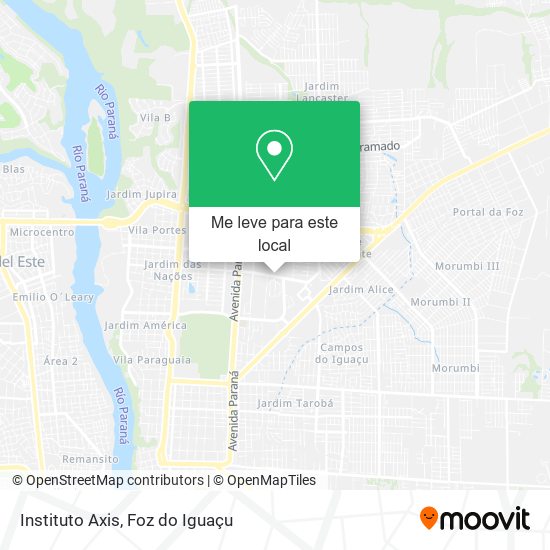 Instituto Axis mapa