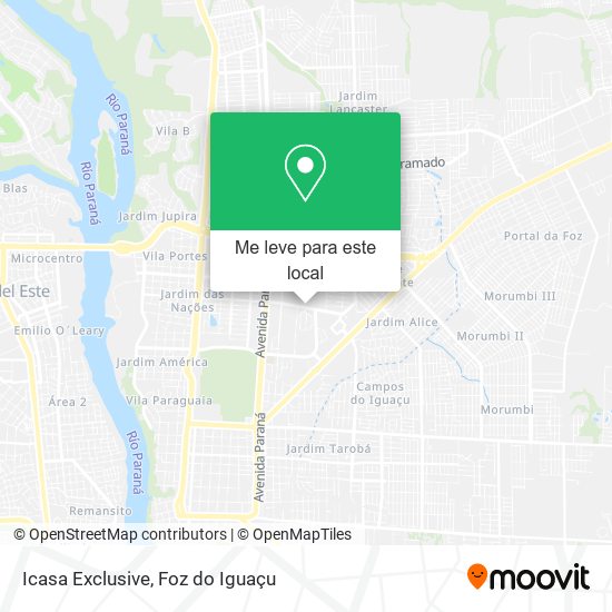Icasa Exclusive mapa
