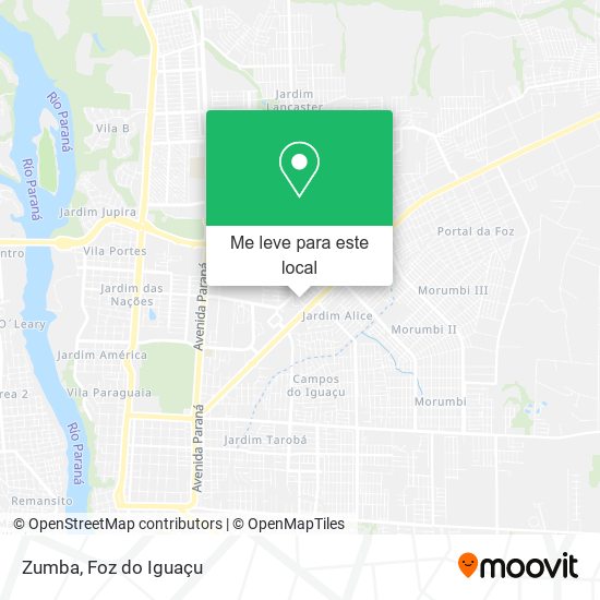 Zumba mapa