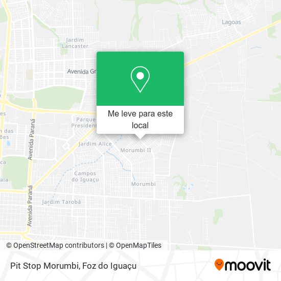 Pit Stop Morumbi mapa