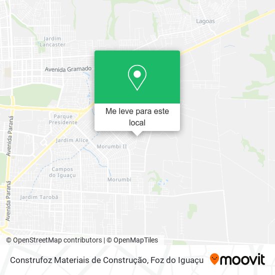 Construfoz Materiais de Construção mapa