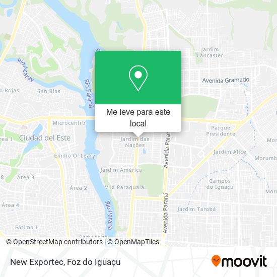 New Exportec mapa