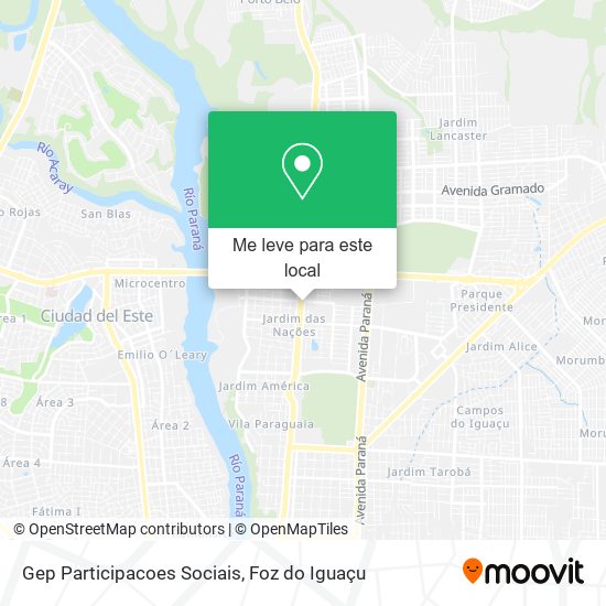 Gep Participacoes Sociais mapa