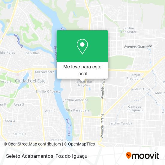 Seleto Acabamentos mapa