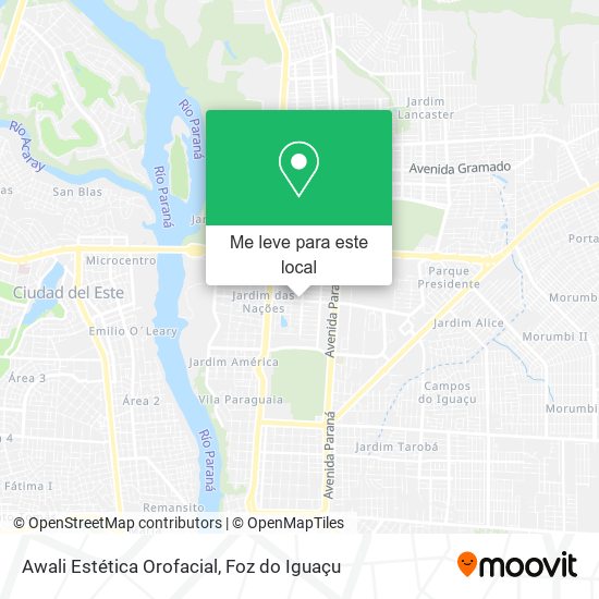 Awali Estética Orofacial mapa