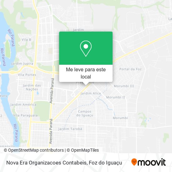 Nova Era Organizacoes Contabeis mapa