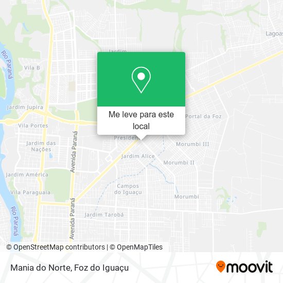 Mania do Norte mapa