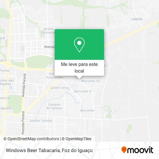 Windows Beer Tabacaria mapa