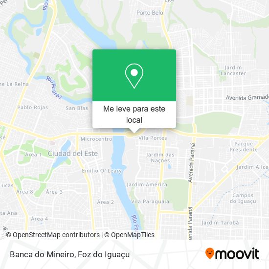 Banca do Mineiro mapa