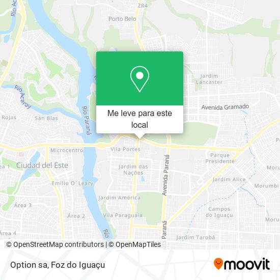 Option sa mapa