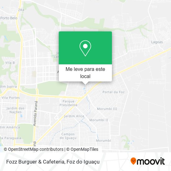Fozz Burguer & Cafeteria mapa