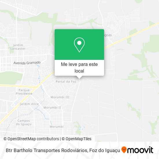 Btr Bartholo Transportes Rodoviários mapa