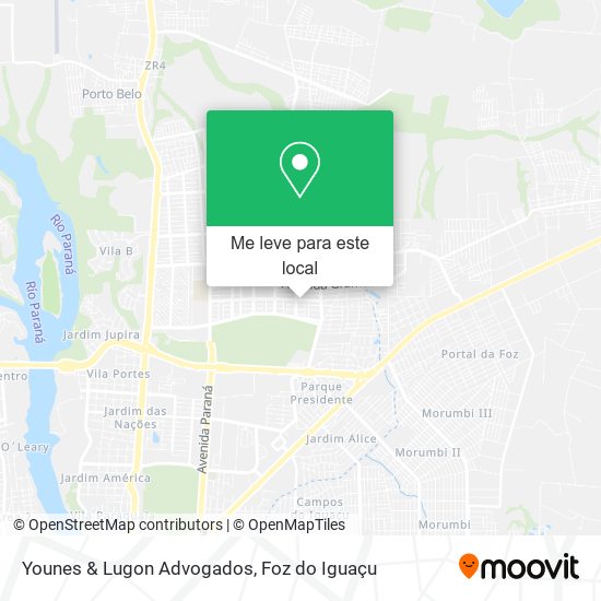 Younes & Lugon Advogados mapa