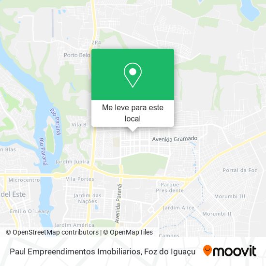 Paul Empreendimentos Imobiliarios mapa