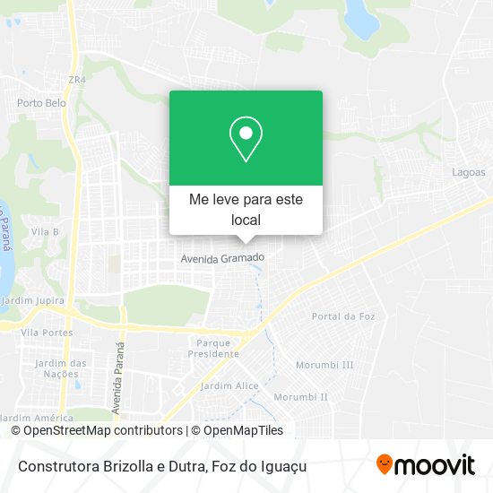 Construtora Brizolla e Dutra mapa