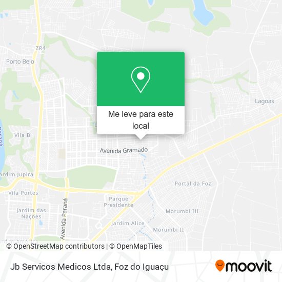 Jb Servicos Medicos Ltda mapa