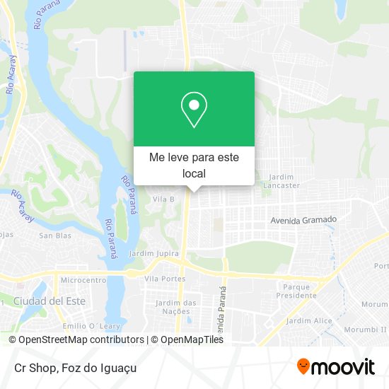 Cr Shop mapa