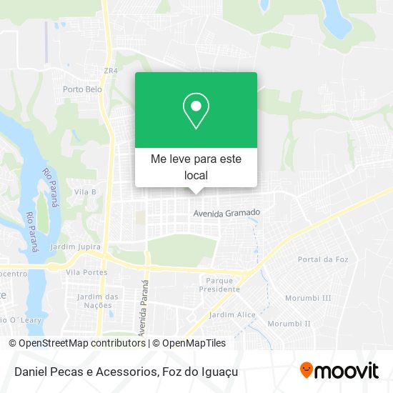 Daniel Pecas e Acessorios mapa