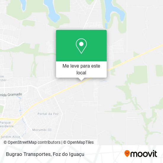 Bugrao Transportes mapa
