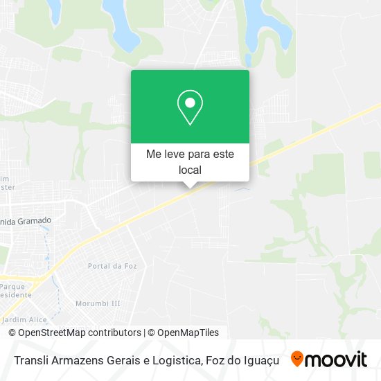 Transli Armazens Gerais e Logistica mapa