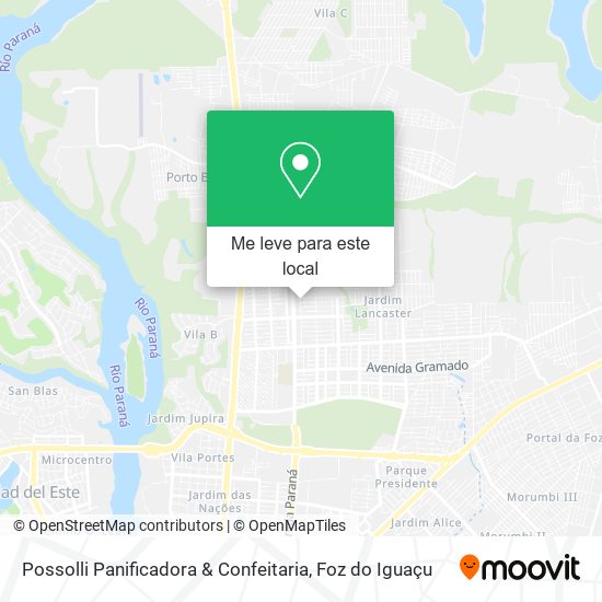 Possolli Panificadora & Confeitaria mapa