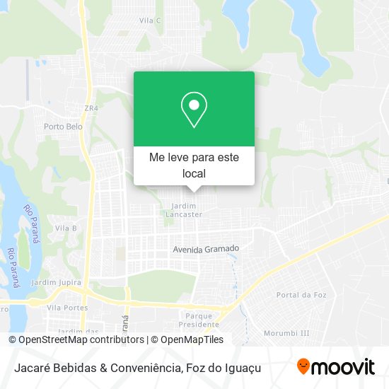 Jacaré Bebidas & Conveniência mapa