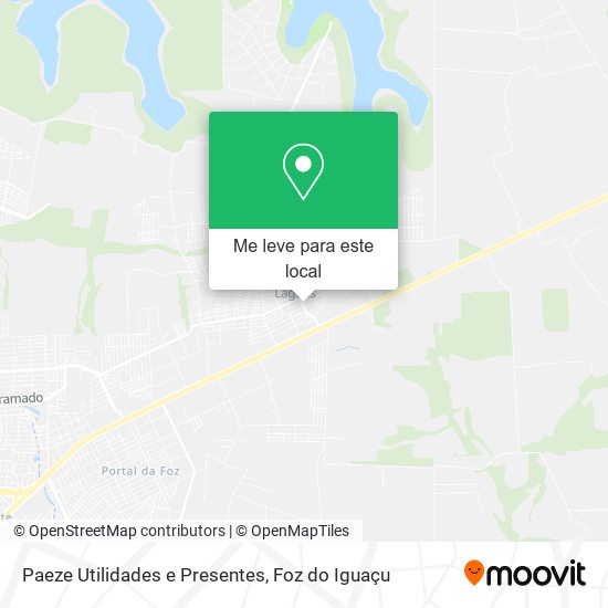 Paeze Utilidades e Presentes mapa