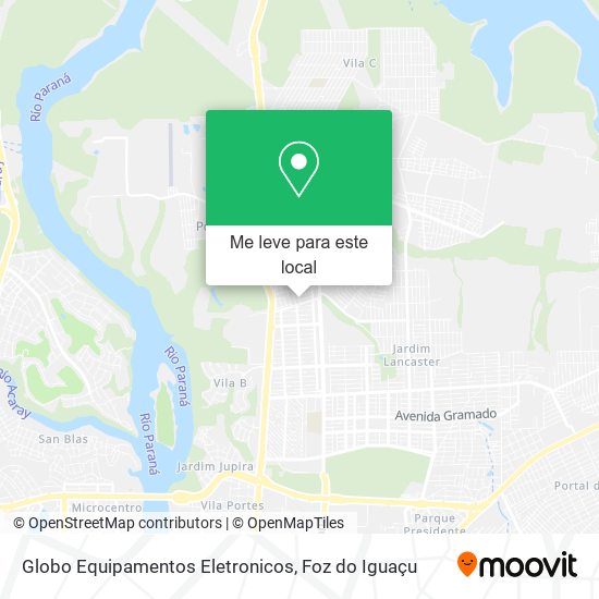 Globo Equipamentos Eletronicos mapa