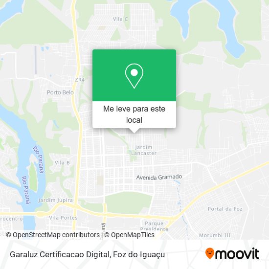 Garaluz Certificacao Digital mapa