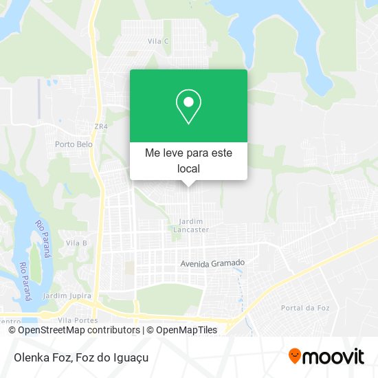 Olenka Foz mapa