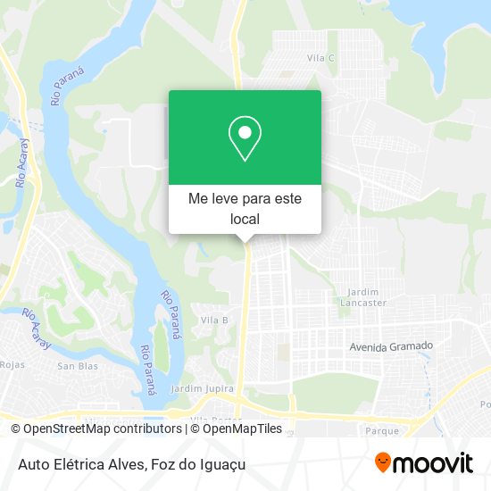 Auto Elétrica Alves mapa