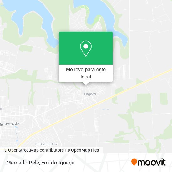 Mercado Pelé mapa