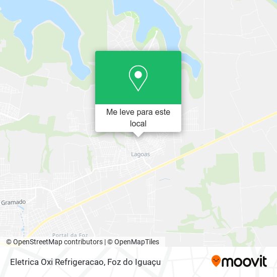 Eletrica Oxi Refrigeracao mapa