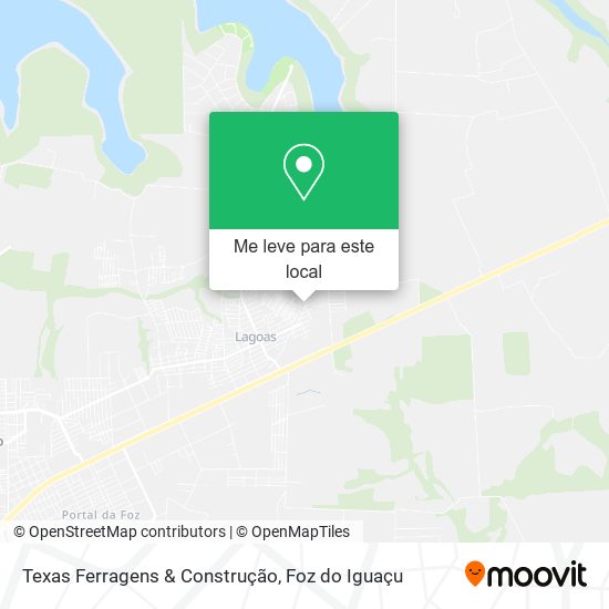 Texas Ferragens & Construção mapa