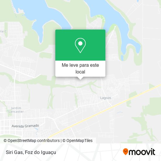 Siri Gas mapa