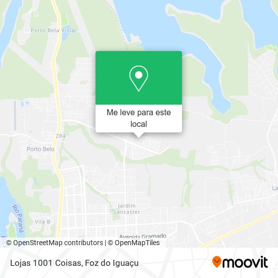 Lojas 1001 Coisas mapa