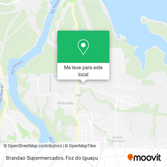 Brandao Supermercados mapa