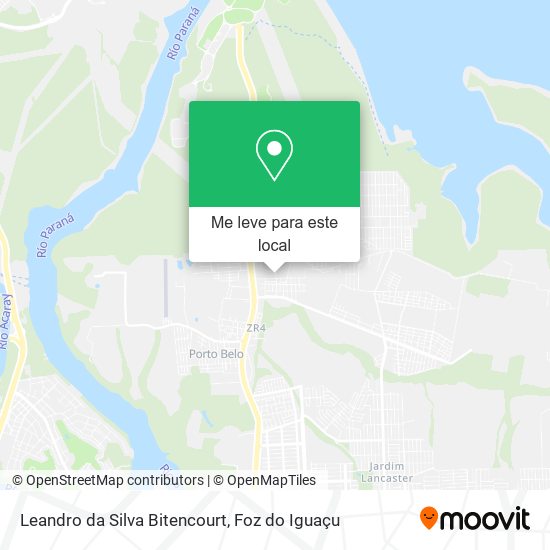 Leandro da Silva Bitencourt mapa