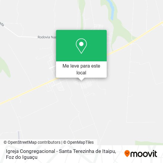 Igreja Congregacional - Santa Terezinha de Itaipu mapa