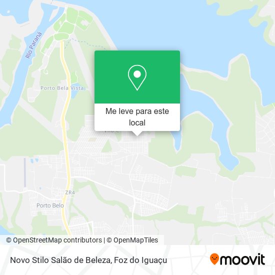 Novo Stilo Salão de Beleza mapa