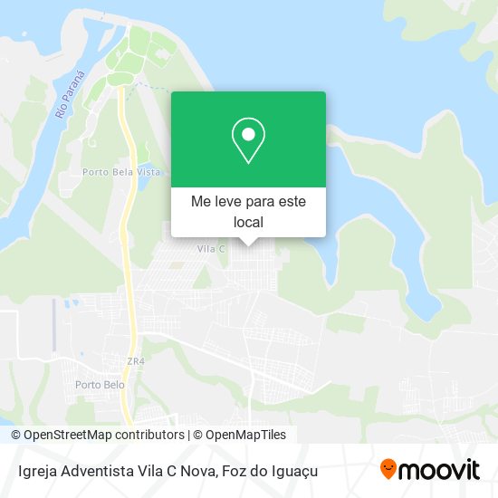 Igreja Adventista Vila C Nova mapa