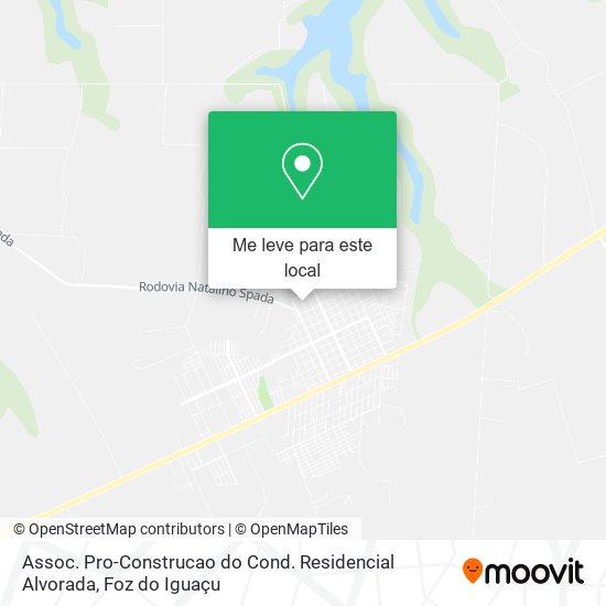 Assoc. Pro-Construcao do Cond. Residencial Alvorada mapa