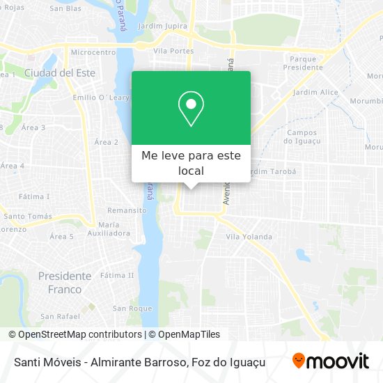 Santi Móveis - Almirante Barroso mapa