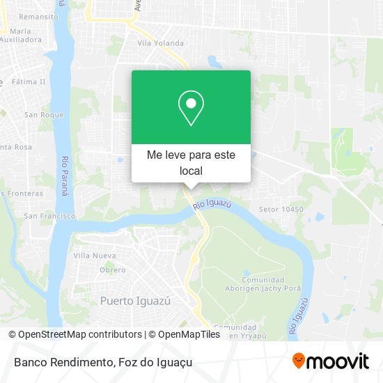 Banco Rendimento mapa