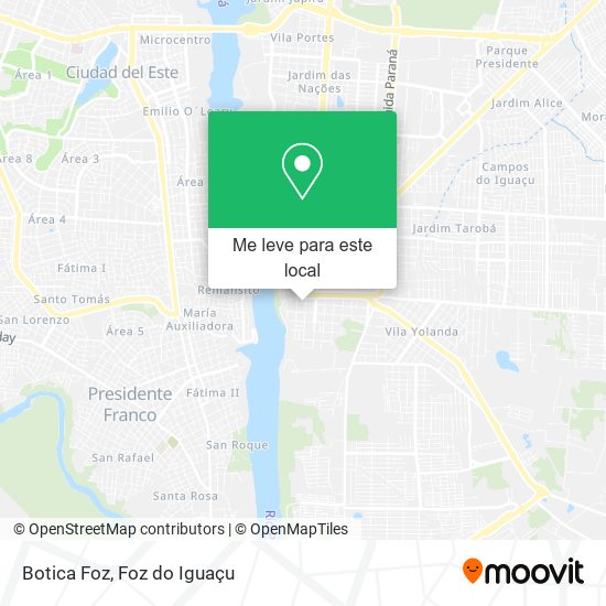 Botica Foz mapa